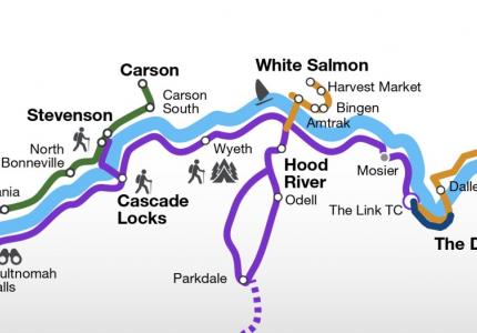 Columbia Area Transit Service Map