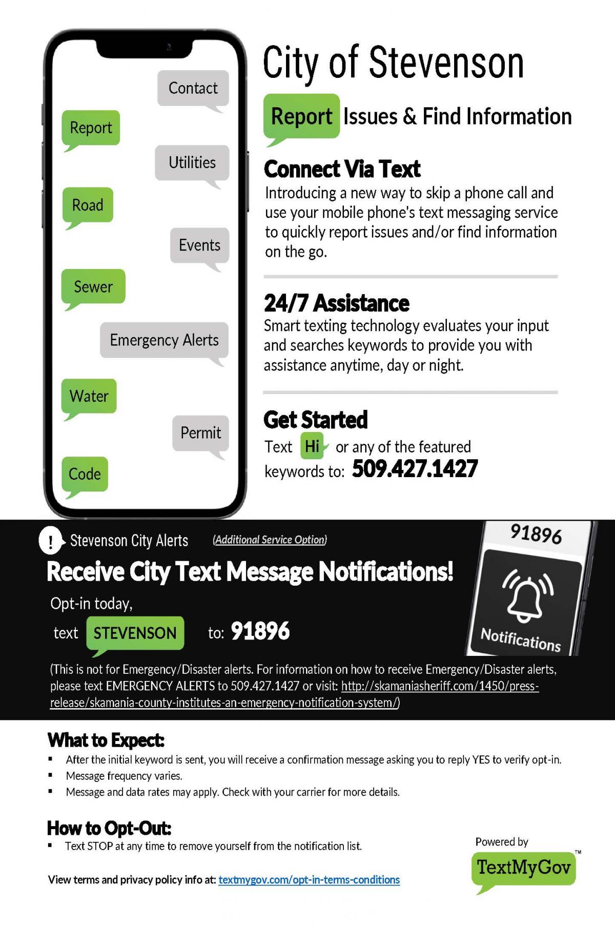 Text My Gov Flyer