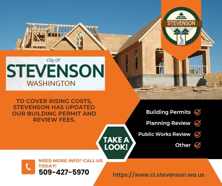 Updated Building Permit and Review Fees Stevenson Washington